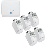 Homematic IP Smart Home Access Point (HMIP-HAP) & 5x Heizkörperthermostate eTRV (HmIP-eTRV-2), Set