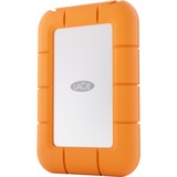 LaCie Rugged Mini SSD 4 TB, Externe SSD orange/silber, USB-C 3.2 Gen 2x2 (20 Gbit/s)