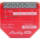 Shelly 1PM Gen4, Relais rot, 4er Pack