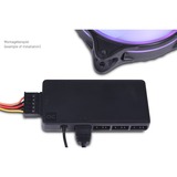 Alphacool Core 11x 3-Pin DRGB Splitter, Lüftersteuerung schwarz, mit SATA-Stromanschluss