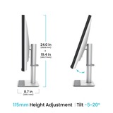 BenQ MA320U Grafik Monitor für MacBook, LED-Monitor 80 cm (31.5 Zoll), silber/schwarz, UltraHD/4k, IPS, USB-C