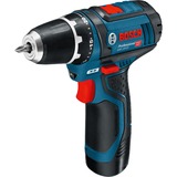 Bosch Professional Akku-Bohrschrauber GSR 12V-15 Professional, 12Volt blau/schwarz, 2x Li-Ionen Akku 2,0Ah, 25 Bits