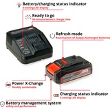 EINHELL 18V 2,5Ah PXC Starter Kit, Set schwarz, Ladegerät + Akku