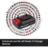 EINHELL Power-X-Change Starter-Kit, 18Volt 2,5Ah, Set schwarz/rot, Akku + Ladegerät