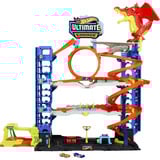 Hot Wheels Ultimative Garage, Spielgebäude mit 2 Die-Cast-Autos, Aufbewahrung für mehr als 50 Autos