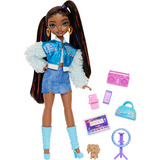 Mattel Barbie Dream Besties Brooklyn Modepuppe mit Zubehör zum Thema Video und Musik
