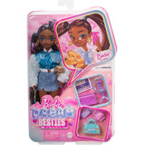 Mattel Barbie Dream Besties Brooklyn Modepuppe mit Zubehör zum Thema Video und Musik