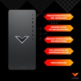 Victus by HP 15L Gaming Desktop TG02-0219ng, Gaming-PC schwarz, ohne Betriebssystem