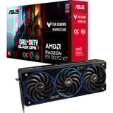ASUS Radeon RX 9070 XT TUF GAMING OC COD Black Ops 7 Edition, Grafikkarte schwarz, RDNA4, GDDR6, 3x DisplayPort, 1x HDMI 2.1