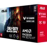 ASUS Radeon RX 9070 XT TUF GAMING OC COD Black Ops 7 Edition, Grafikkarte schwarz, RDNA4, GDDR6, 3x DisplayPort, 1x HDMI 2.1