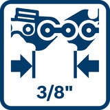 Bosch Akku-Kettensäge GKE 18V-40 Professional solo, 18Volt blau, ohne Akku und Ladegerät