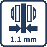 Bosch Akku-Kettensäge GKE 18V-40 Professional solo, 18Volt blau, ohne Akku und Ladegerät