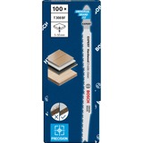 Bosch Professional Expert Stichsägeblatt T 308 BF 'Hardwood 2-side clean' 100 Stück