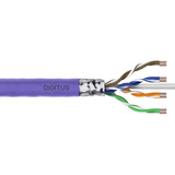 Digitus Professional Cat.6 F/UTP Verlegekabel simplex, Dca violett, 500 Meter Trommel