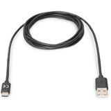 Digitus USB 3.2 Gen 1 Anschlusskabel USB-A > USB-C schwarz, 1 Meter, PD, Laden mit bis zu 15 Watt