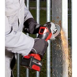EINHELL Akku-Winkelschleifer TC-AG 18/115 Li-Solo, 18Volt rot/schwarz, ohne Akku und Ladegerät