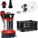 EINHELL Flutset GE-DP 7535 N LL ECO, Tauch- / Druckpumpe rot/schwarz, 750 Watt