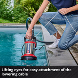 EINHELL Flutset GE-DP 7535 N LL ECO, Tauch- / Druckpumpe rot/schwarz, 750 Watt