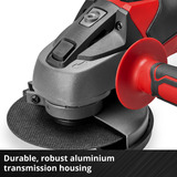 EINHELL Power X-Change Akku-Winkelschleifer TC-AG 18/115 Li-Solo, 18Volt rot/schwarz, ohne Akku und Ladegerät
