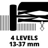 Einhell Hand-Rasenmäher GC-HM 400, Spindelmäher rot/schwarz