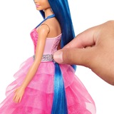 Mattel Barbie Saphire Puppe mit Einhorn mit blauen Haaren und pinkfarbenem Kleid