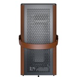 Montech Heritage , Tower-Gehäuse schwarz/braun, Tempered Glass