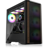 RAIJINTEK AGOS MAX-MS4, Tower-Gehäuse schwarz, Tempered Glass
