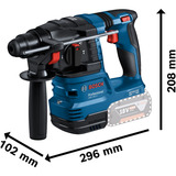 Bosch 18V Profi-Set Bohrhammer GBH 18V-22 + Bohrschrauber GSR 18V-65 + Schlagschrauber GDX 18V-285 blau/schwarz, 3x Li-Ionen Akku 5,0Ah, Werkzeugtasche