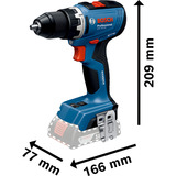 Bosch 18V Profi-Set Bohrhammer GBH 18V-22 + Bohrschrauber GSR 18V-65 + Schlagschrauber GDX 18V-285 blau/schwarz, 3x Li-Ionen Akku 5,0Ah, Werkzeugtasche