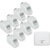 Homematic IP Smart Home Starter Set Heizen  weiß, inkl. 8 Heizkörperthermostate