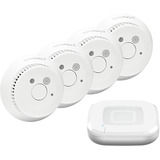 Homematic IP Starter Set Rauchwarnmelder - 4 Räume 1x Access Point 2, 4x Rauchwarnmelder
