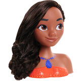 Just Play Disney Princess - Vaiana Styling Head, Schmink- und Frisierkopf 