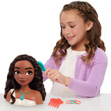 Just Play Disney Princess - Vaiana Styling Head, Schmink- und Frisierkopf 