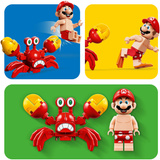 LEGO 72055 Super Mario Marios Strandabenteuer, Konstruktionsspielzeug 