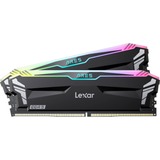 Lexar DIMM 32 GB DDR5-6800 (2x 16 GB) Dual-Kit, Arbeitsspeicher schwarz, LD5U16G68C34LA-RGD, Ares RGB, INTEL XMP