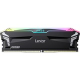 Lexar DIMM 32 GB DDR5-6800 (2x 16 GB) Dual-Kit, Arbeitsspeicher schwarz, LD5U16G68C34LA-RGD, Ares RGB, INTEL XMP