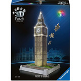 Ravensburger 3D Puzzle Iconics: Big Ben - mit Licht 216 Teile