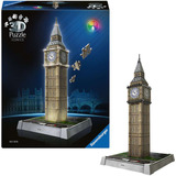 Ravensburger 3D Puzzle Iconics: Big Ben - mit Licht 216 Teile