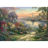 Schmidt Spiele Thomas Kinkade Studios: Hafen in Neuengland, Puzzle 1000 Teile