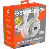 SteelSeries Arctis Nova 5 Wireless, Gaming-Headset weiß