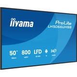 iiyama LH5066UHSB-B1AG, Public Display schwarz (matt), UltraHD/4K, IPS, HDMI, USB-C