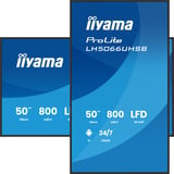 iiyama LH5066UHSB-B1AG, Public Display schwarz (matt), UltraHD/4K, IPS, HDMI, USB-C