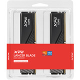 ADATA DIMM 64 GB DDR5-6000 (2x 32 GB) Dual-Kit, Arbeitsspeicher schwarz, AX5U6000C2832G-DTLABBK, XPG Lancer Blade, INTEL XMP, AMD EXPO
