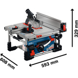 Bosch Akku-Tischkreissäge GTS 18V-70 Professional solo, 18Volt blau, ohne Akku und Ladegerät, Sägeblatt Ø 216mm
