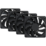 HYTE FA12, Gehäuselüfter schwarz, 4er Pack, 120 mm
