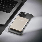 Intenso Magnetic Wireless Powerbank MW5000 Champagner champagner, 5.000 mAh, MagSafe, PD