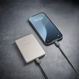 Intenso Magnetic Wireless Powerbank MW5000 Champagner champagner, 5.000 mAh, MagSafe, PD