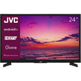 JVC LT-24VAH3455, LED-Fernseher 60 cm (24 Zoll), schwarz, WXGA, Tripple Tuner, Android TV