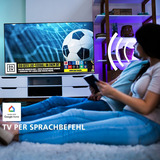 JVC LT-24VAH3455, LED-Fernseher 60 cm (24 Zoll), schwarz, WXGA, Tripple Tuner, Android TV
