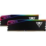 Patriot DIMM 48 GB DDR5-6000 (2x 24 GB) Dual-Kit, Arbeitsspeicher schwarz, VEUR548G6028K, Viper Elite 5 Ultra RGB, INTEL XMP, AMD EXPO